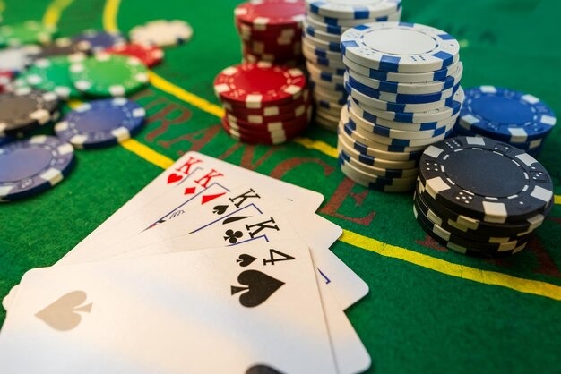 Blackjack table setup Blackjack table setup